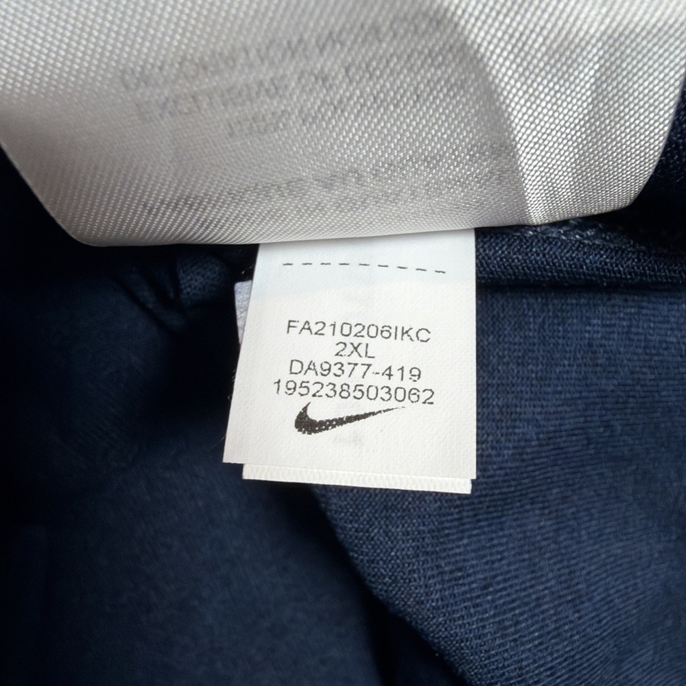 Nike Memphis Grizzlies Basketball Dri-FIT Long Sleeve Shirt Men's 2XL Blue NBA - Picture 6 of 12